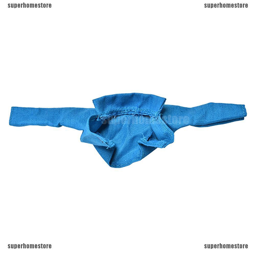 Set 3 Món Áo Khoác Màu Xanh Dương Nhạt + Quần Bạc Thời Trang Cho Búp Bê Barbie