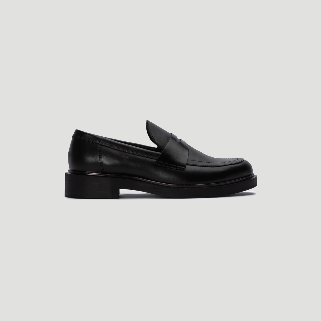 Giày Lười Nam THEWOLF Minimal Loafer - Đen