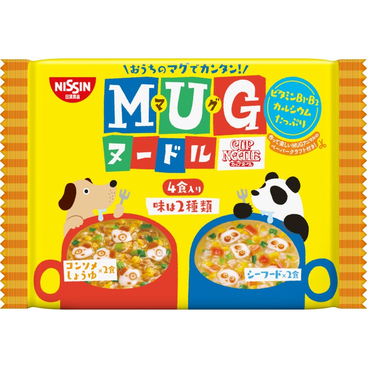 Mì Ăn Liền Cho Bé Nissin MUG Nhật Bản Vị Hải Sản 94g