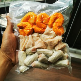 Gói mix sủi cảo, tôm surumi, mực xoắn 500gr