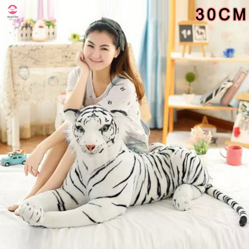 Cute Simulated Small Stuffed Toy Animals Tiger Calf Plush for Kids Birthdays