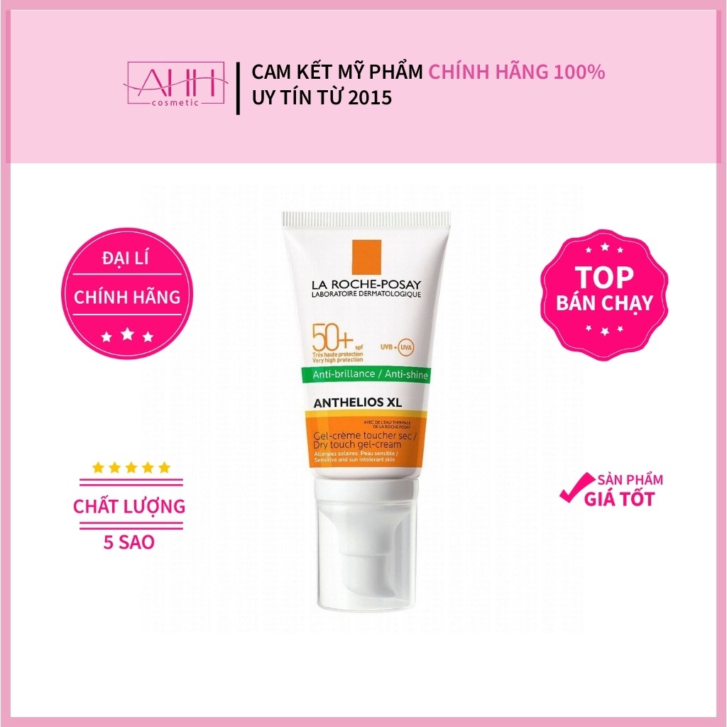 Kem chống nắng Laroche posay [ HÀNG CHÍNH HÃNG] Dạng Gel SPF 50 (vạch xanh) AHH Cosmetic | BigBuy360 - bigbuy360.vn