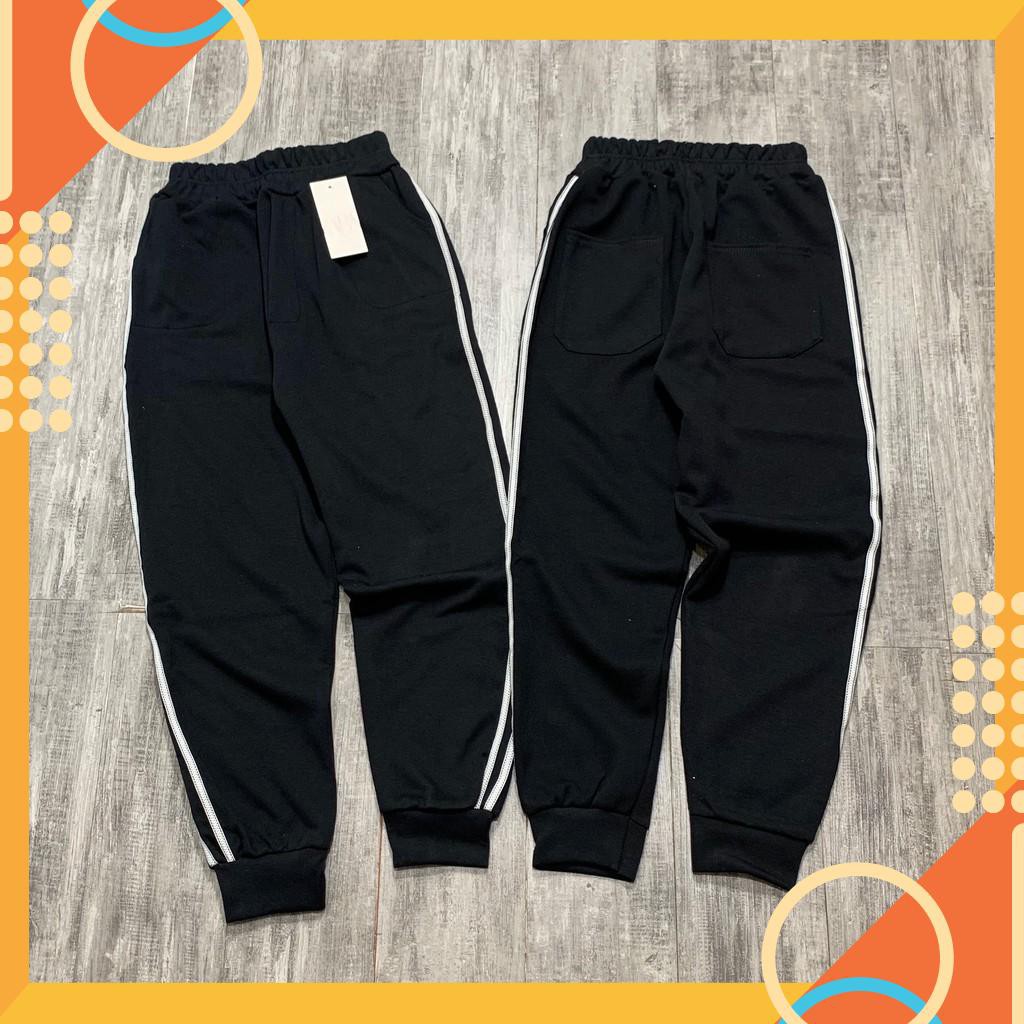 BÁN SỈ + FREESHIP Quần jogger nỉ nam dây sọc túi hộp [XẢ NỐT]