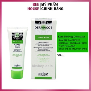 Kem dưỡng kiềm dầu, ngừa mụn dermacos 50ml