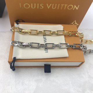 Vòng Tay Lv Bằng Đồng Phong Cách Retro Chất Lượng Cao Cho Cặp Đôi