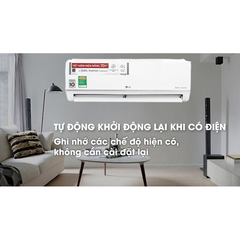 Máy lạnh LG Inverter 1 HP V10ENW1 (Miễn phí giao tại HCM-ngoài tỉnh liên hệ shop)