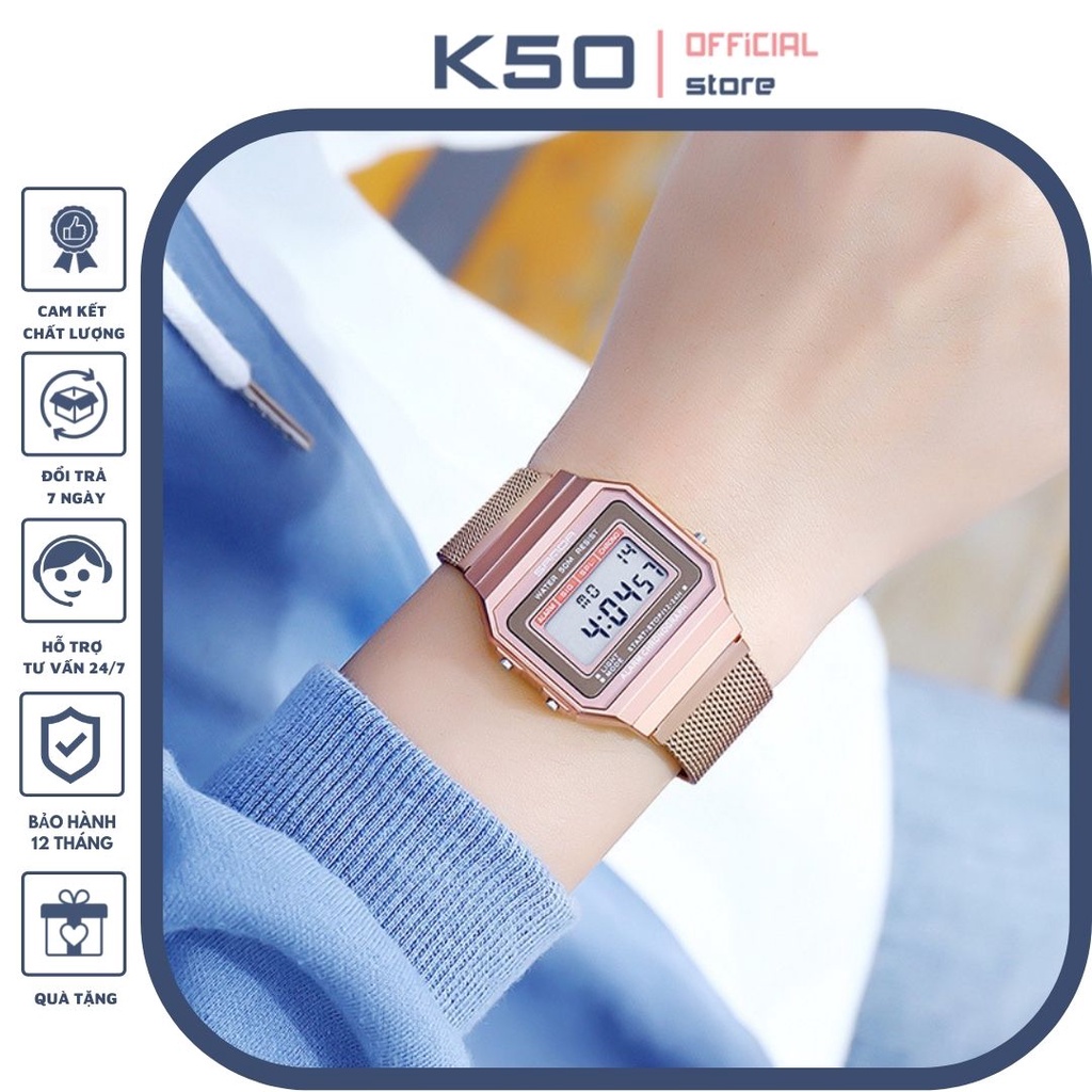 Đồng Hồ Điện Tử Nam Nữ SANDA 6017 Siêu Mỏng
