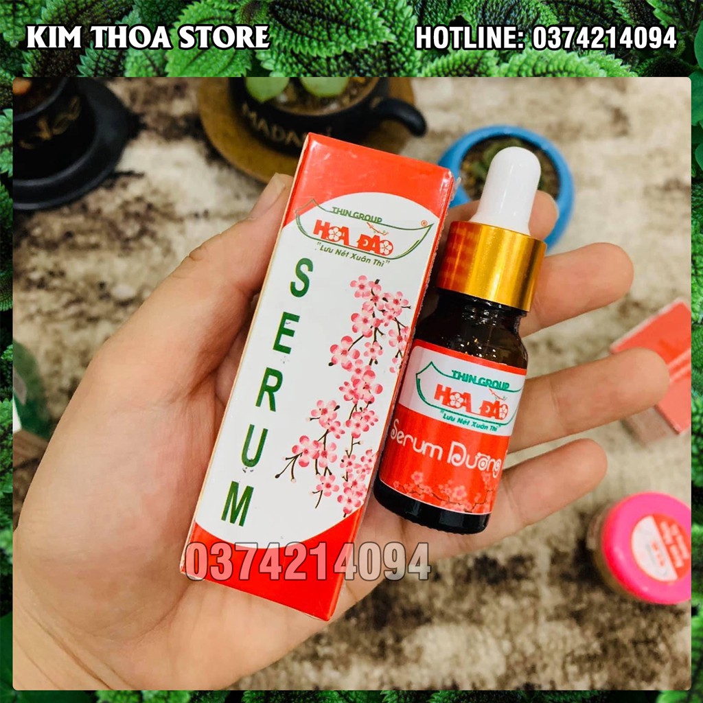 [CHÍNH HÃNG] COMBO Kem Mụn Hoa Đào 18g và Serum Dưỡng Da Hoa Đào