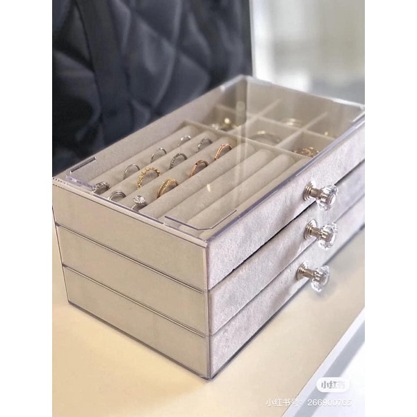 ❌Hộp đựng trang sức lót nhung cao cấp