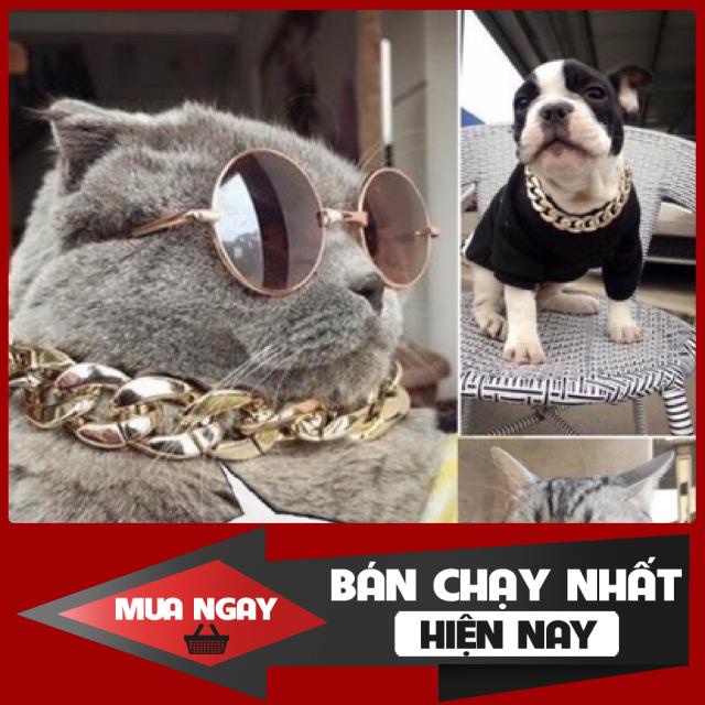 [❌GIÁ SỈ❌] Vòng cổ mạ vàng cho thú cưng. Siêu nhẹ siêu ngầu 0 ❤️