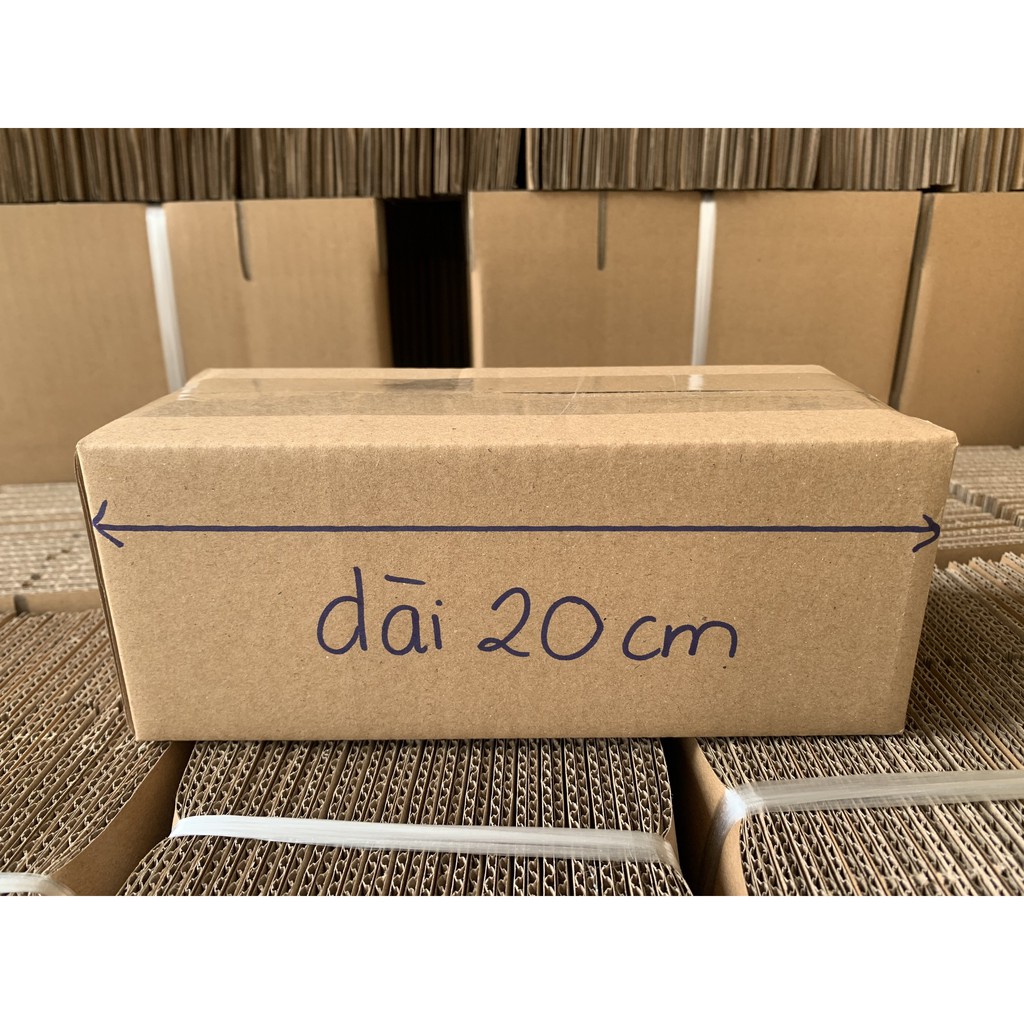 20x9x8 combo 20 hộp carton, thùng giấy cod đóng gói hàng