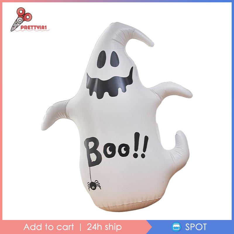 [Prettyia1] Đèn LED Bơm Hơi Trang Trí Sân Vườn Phong Cách Halloween Kèm Điều Khiển Từ Xa