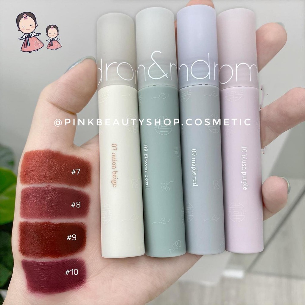 Son Kem Lì, Siêu Mịn Mượt Môi Romand See-Through Matte Tint