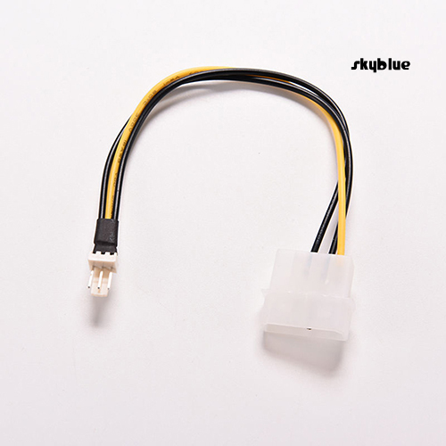 Bộ 5 Dây Cáp Chuyển Đổi 4-pin Molex / Ide Sang 3-pin Cpu Dài 20cm