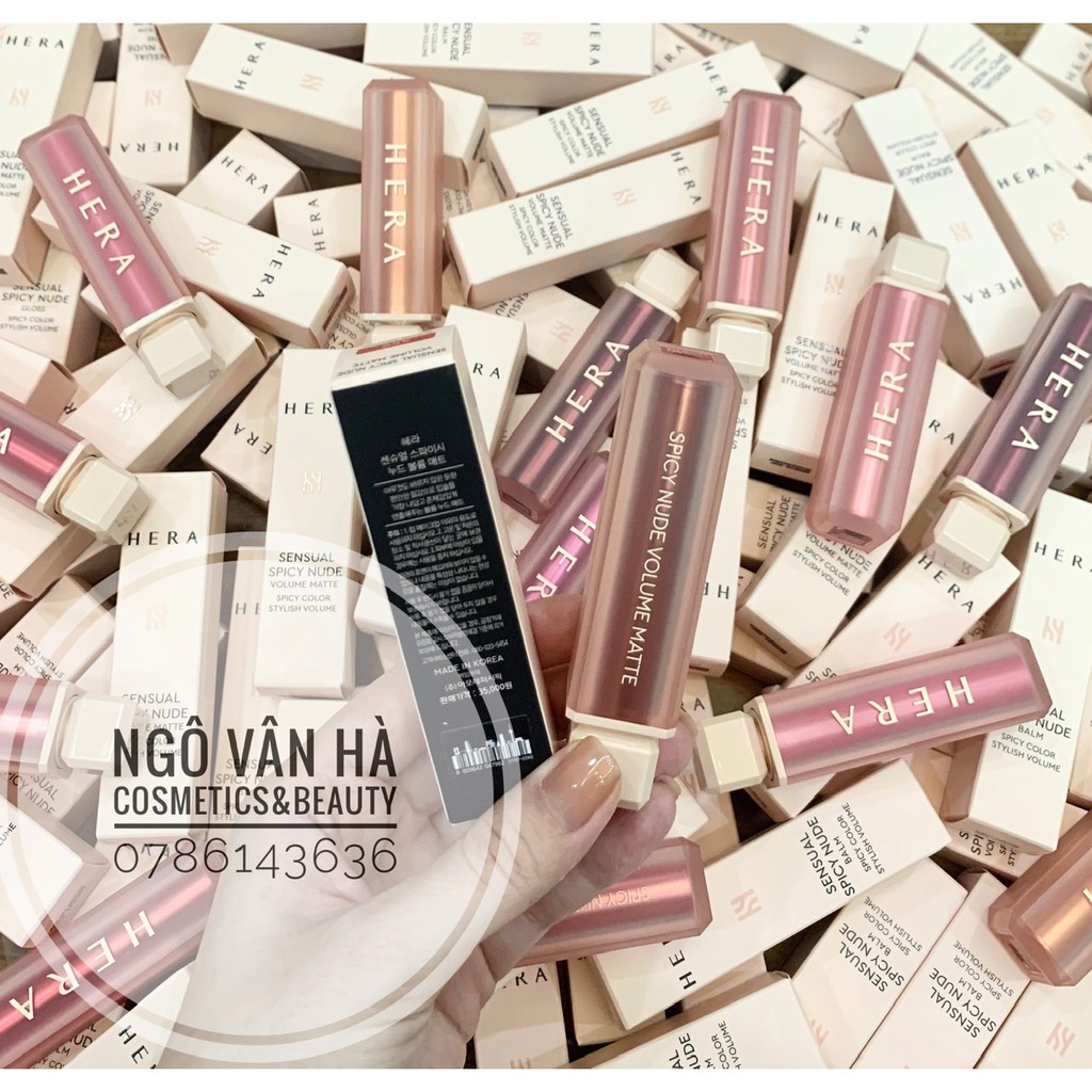 SON LÌ HERA SENSUAL SPICY NUDE VOULME MATTE HÀN QUỐC | BigBuy360 - bigbuy360.vn