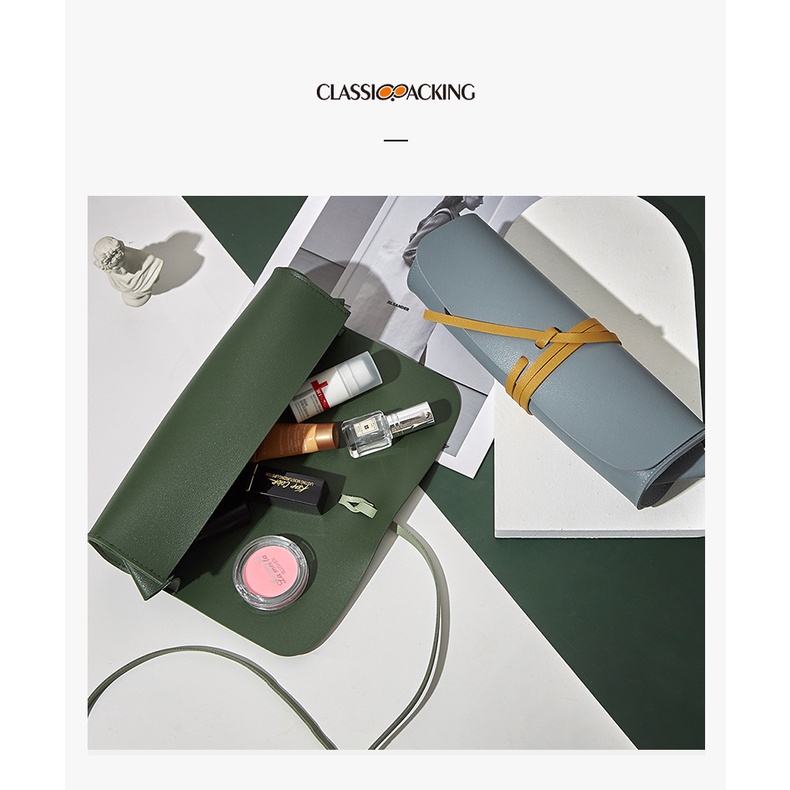 Túi Đựng Mỹ Phẩm / Bút Chì / Phấn Mắt Kiểu Nhật Hàn Đơn Giản Xinh Xắn 2022