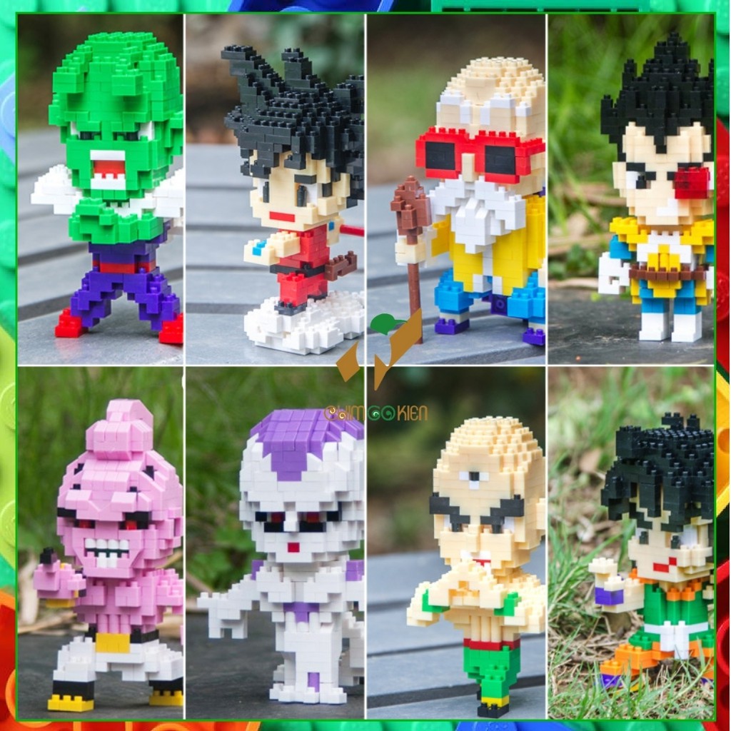 Mô hình dragon ball lego 3d- Mô hình 7 viên ngọc rồng lắp ráp 300-400 chi tiết