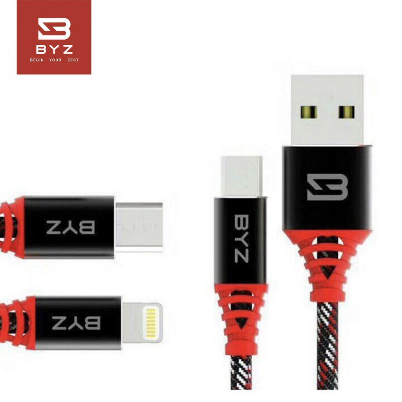Dây sạc 3m Dù siêu bền Type C, IPhone, micro