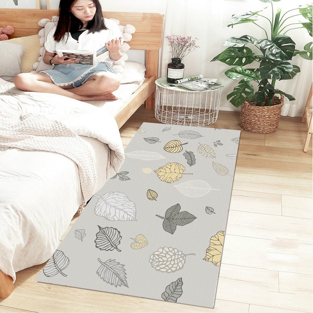 Thảm chân giường, thảm trải trang trí chân giường phòng ngủ chất vải bali cao cấp 80cm x 200cm