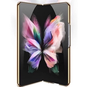 Ốp Điện Thoại Kính Cường Lực Siêu Mỏng Mạ Điện Cho Samsung Z Fold 4 Z Fold 3 Samsung Galaxy Z Fold 4 5G 2022