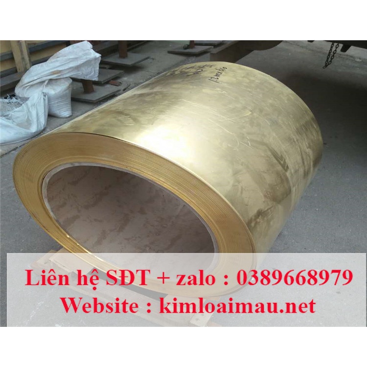 Đồng lá vàng dày 0.2mm dài 1m