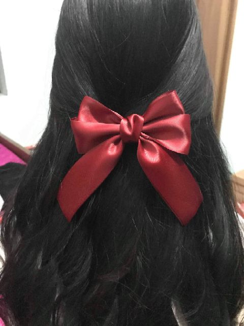 Kẹp tóc nơ ribbon