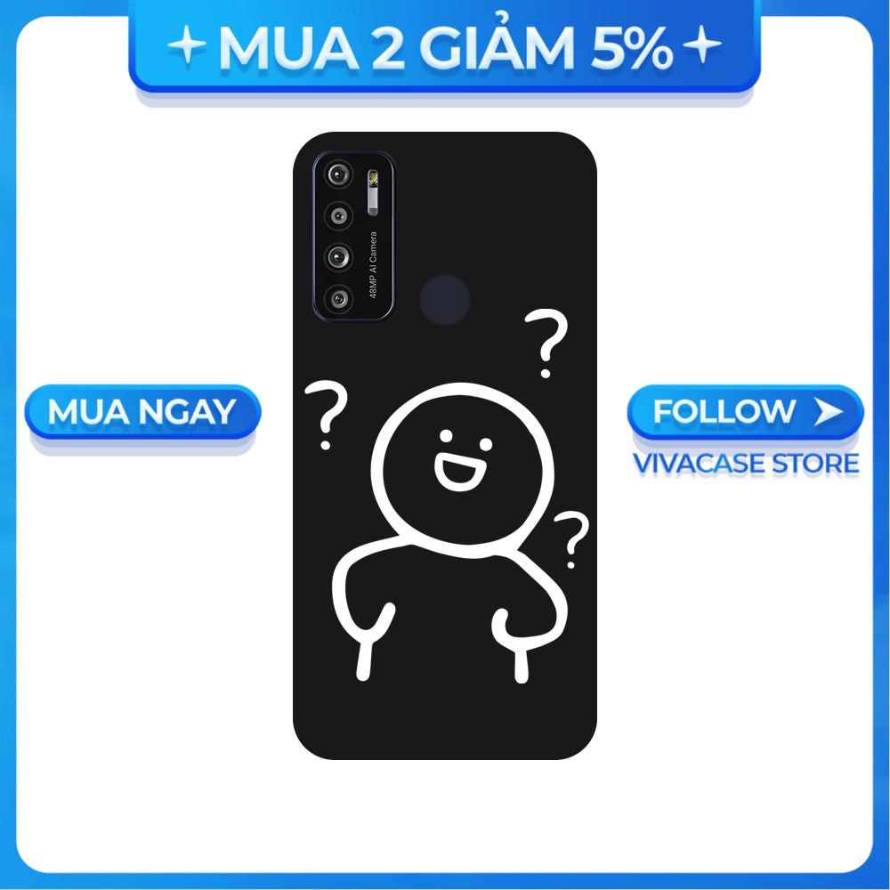 Ốp lưng Vsmart Joy 3/Joy 4/Active 3/Bee 3/Live/...dẻo đen hình Người que BST4