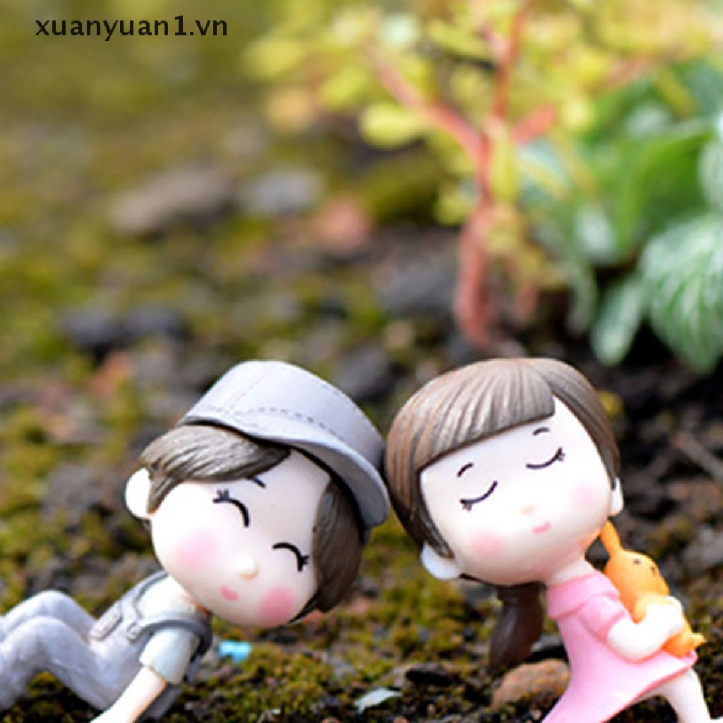 Set 2 Mô Hình Búp Bê Cặp Đôi Xinh Xắn Đáng Yêu