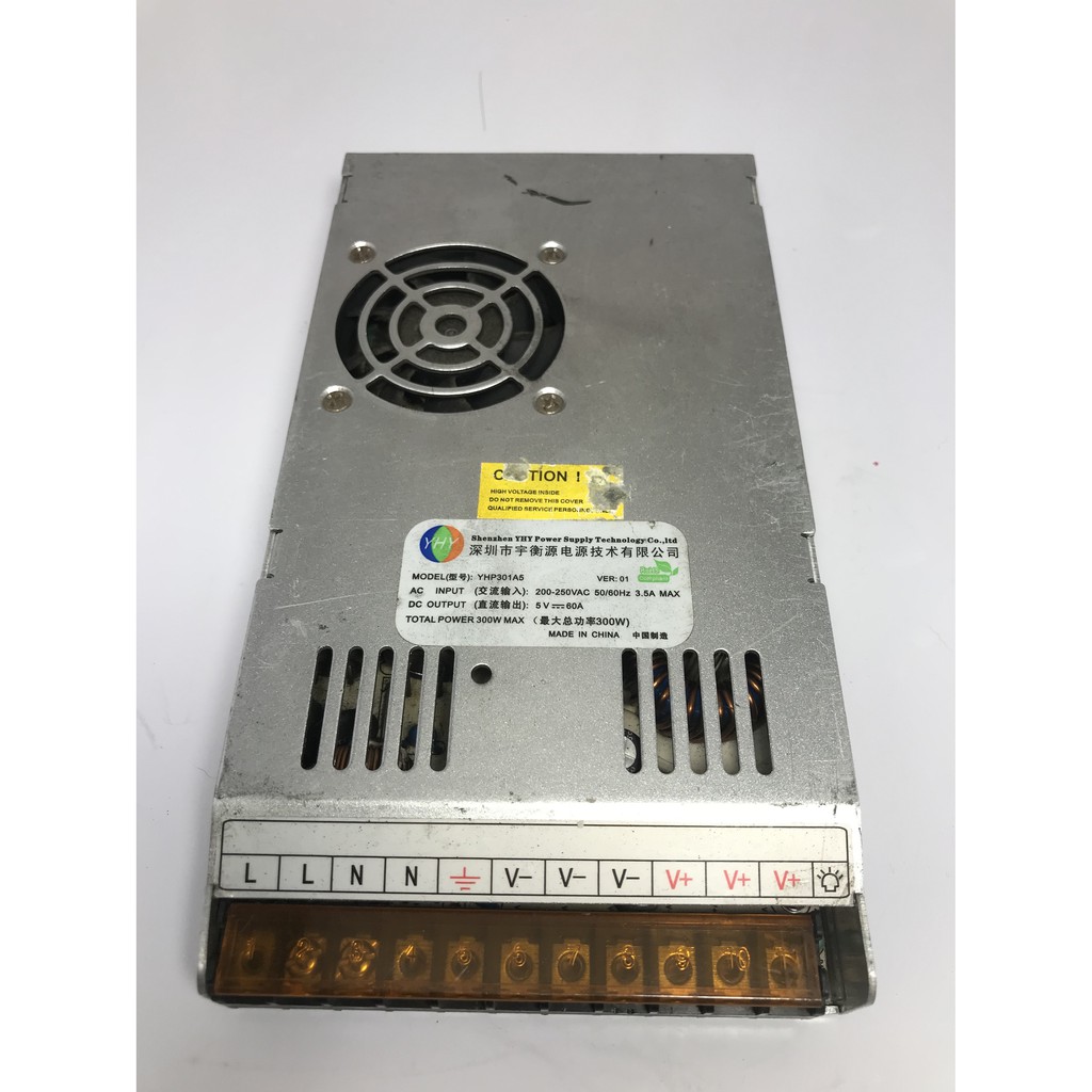 Nguồn tổ ong 5V 60A 300W mỏng cũ
