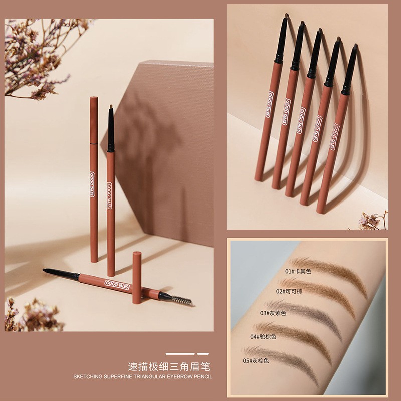 [bán nóng] Chì Kẻ Lông Mày Hai Đầu Kháng Nước Gogotales  Nội Địa Trung