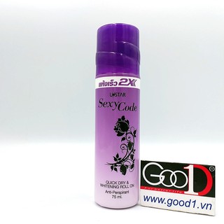 Lăn Khử Mùi 2X Thái Lan 75ml