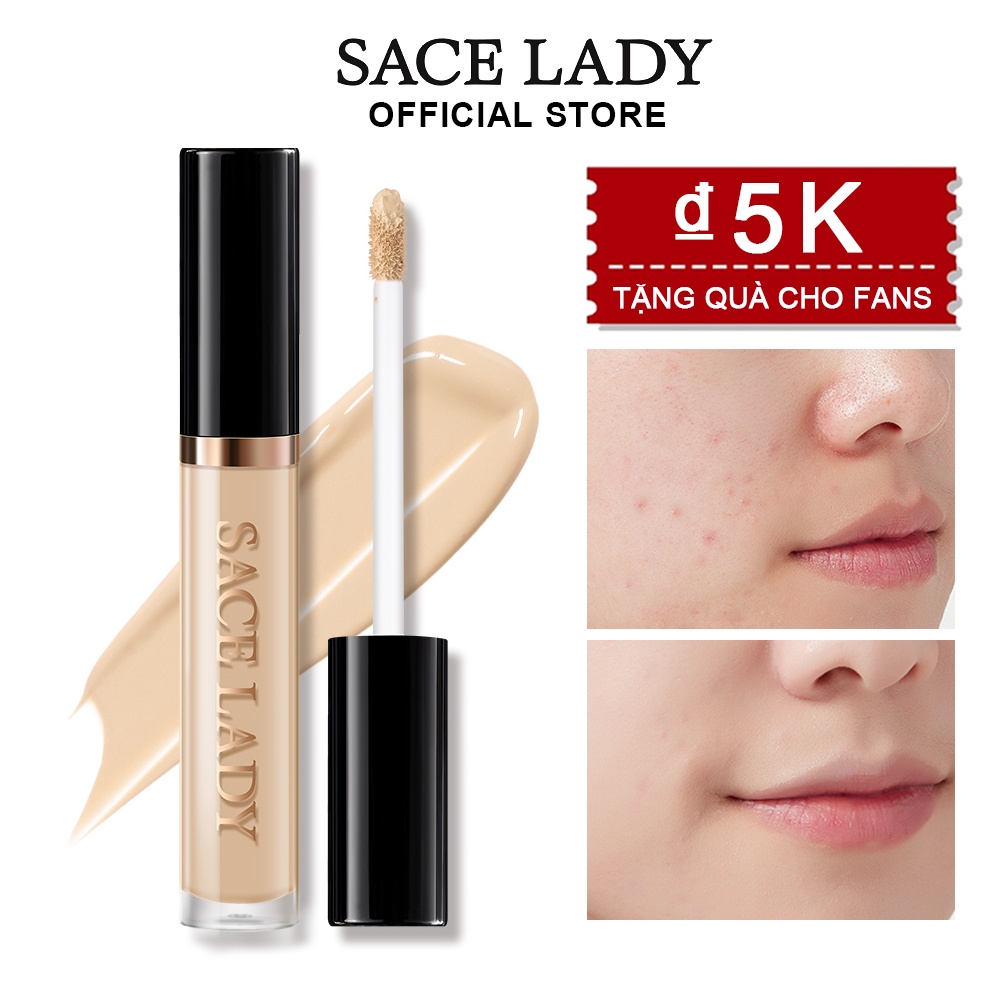 Kem Che Khuyết Điểm SACE LADY Dạng Lỏng Hiệu Quả Trang Điểm Lâu Trôi 6ml