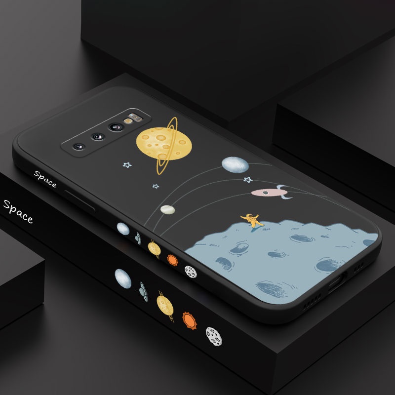 Ốp Điện Thoại Mềm Họa Tiết Hành Tinh Cho Samsung Galaxy S10 S10E Plus S9 Plus