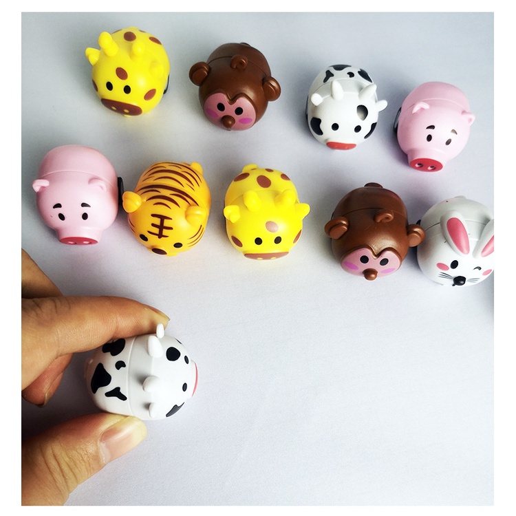 Hoạt Hình Mô Hình Xe Hơi Đồ Chơi Hình Động Vật Xinh Xắn Cho Bé