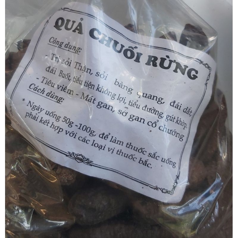 QUẢ CHUỐI HỘT RỪNG ĐEN SAPA