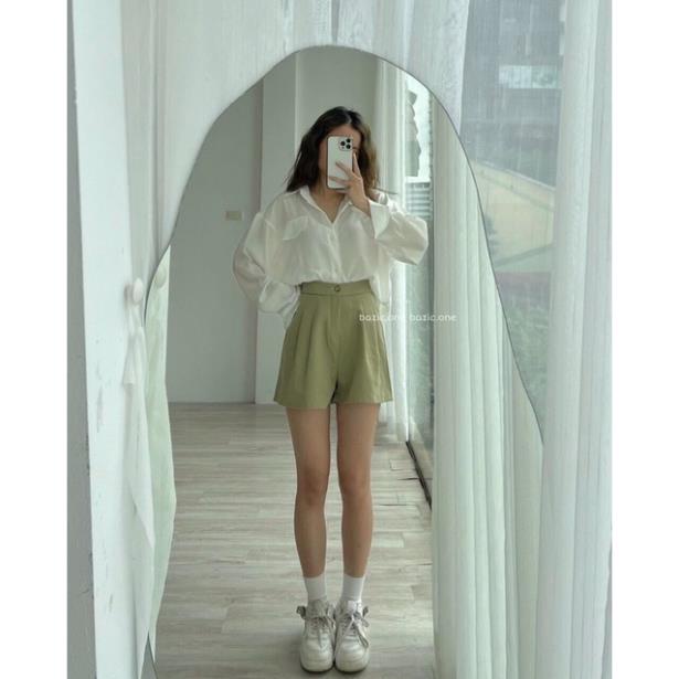 [NEW] Áo Sơ Mi Dài Tay Vạt Bầu- Sơ Mi Form Rộng Oversize 3 Mầu HotHit (Hàng Sẵn)