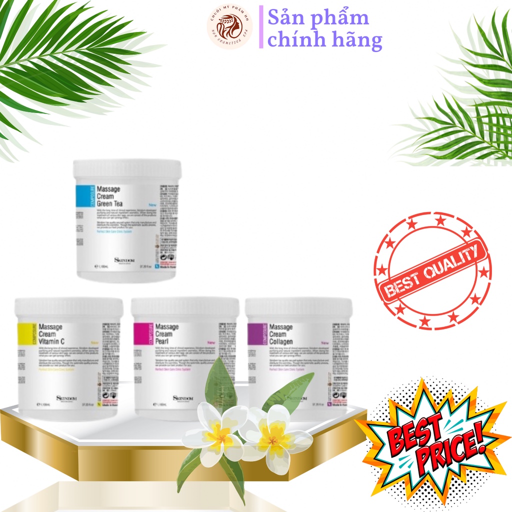 Kem massage Mặt Skindom 1100ml dành cho Spa