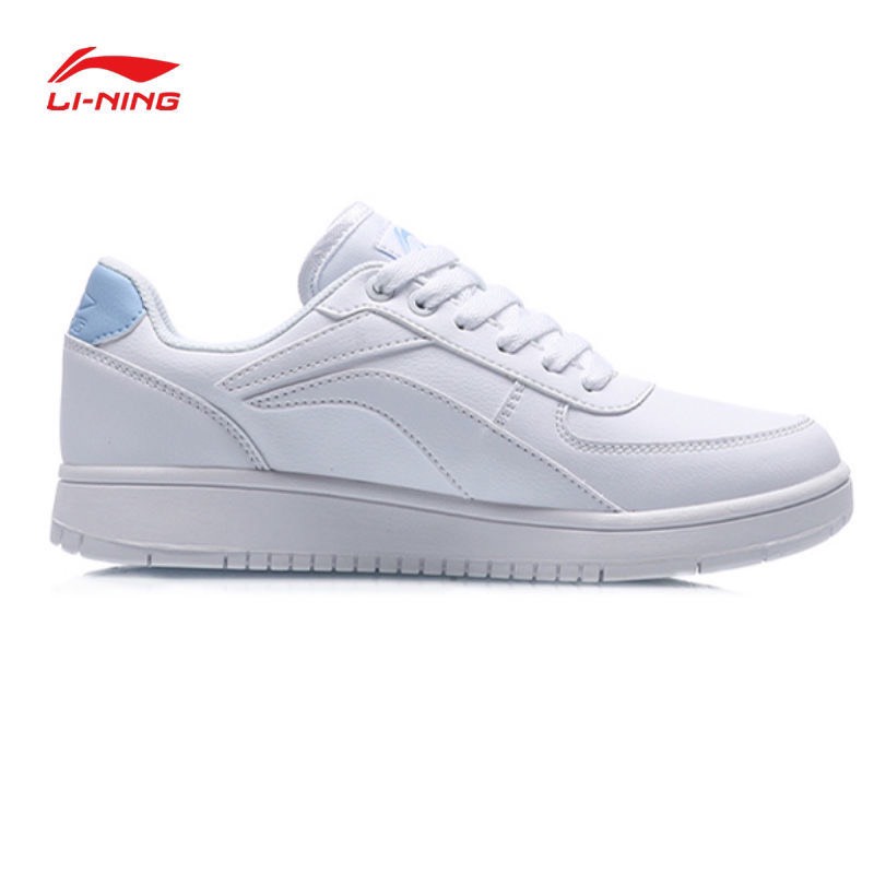 Giày nữ LINING trắng gót xanh