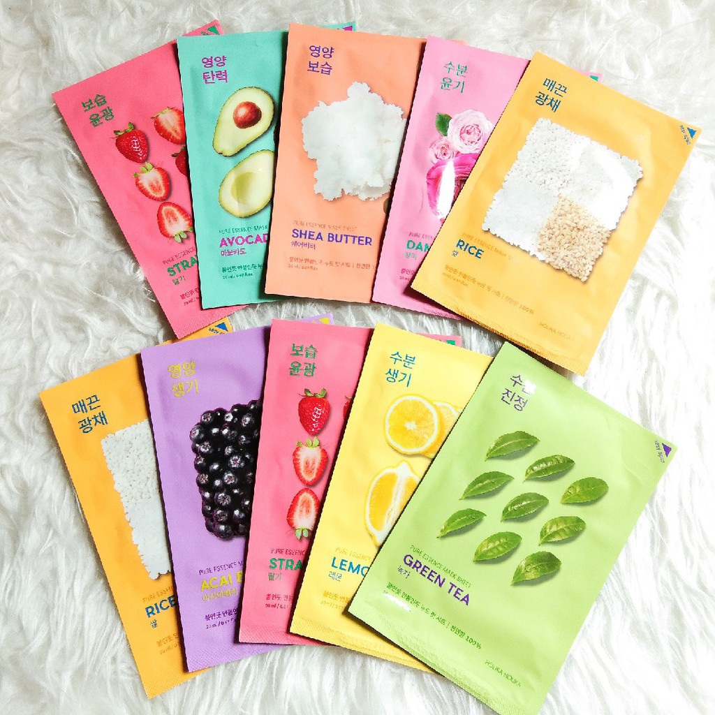 Mặt nạ giấy Holika Holika chiết xuất chanh Pure Essence Mask sheet 23ml - 7038