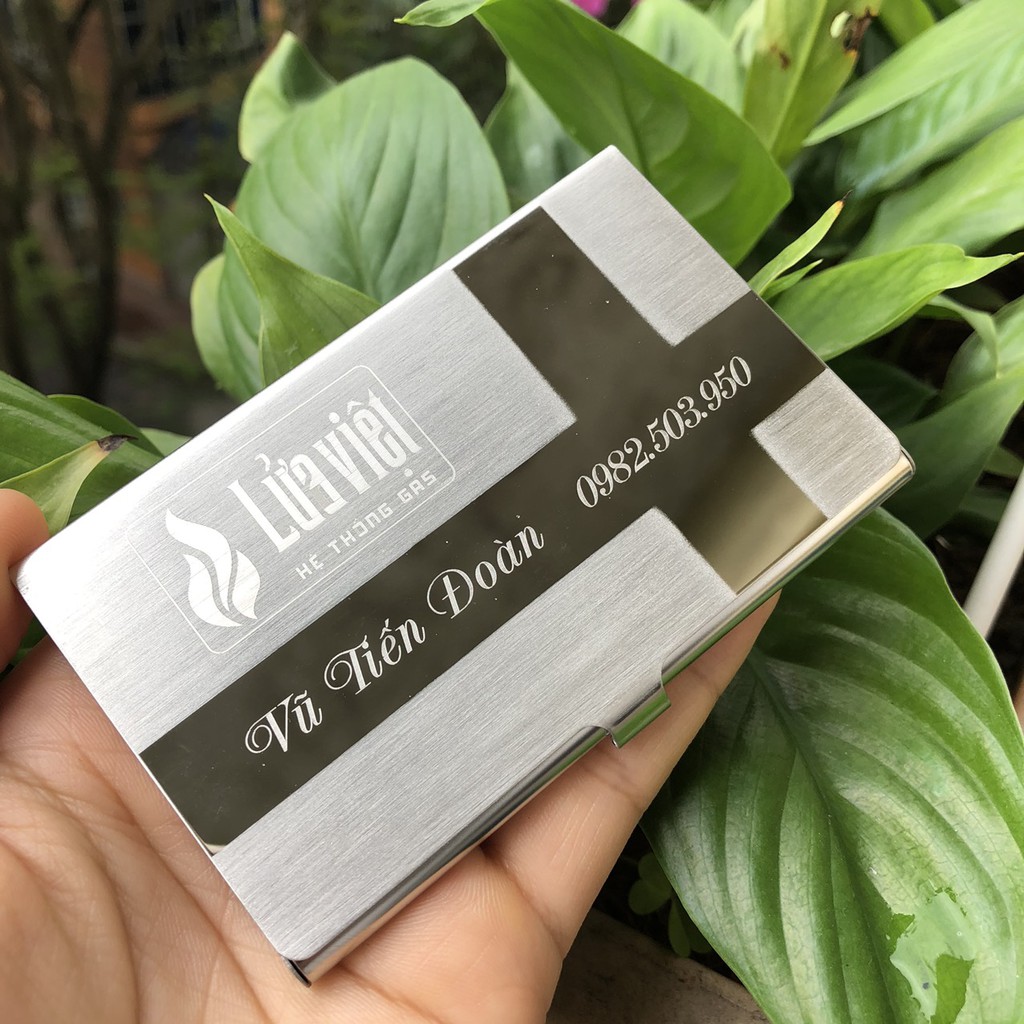 Hộp name card cao cấp thép 201 không dỉ, Hộp name card hót nhất thị trường