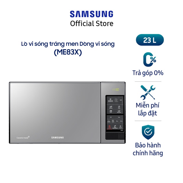 [Mã ELSS500 giảm 8% đơn 500K] Lò Vi Sóng Samsung ME83X - 23L - Hàng chính hãng