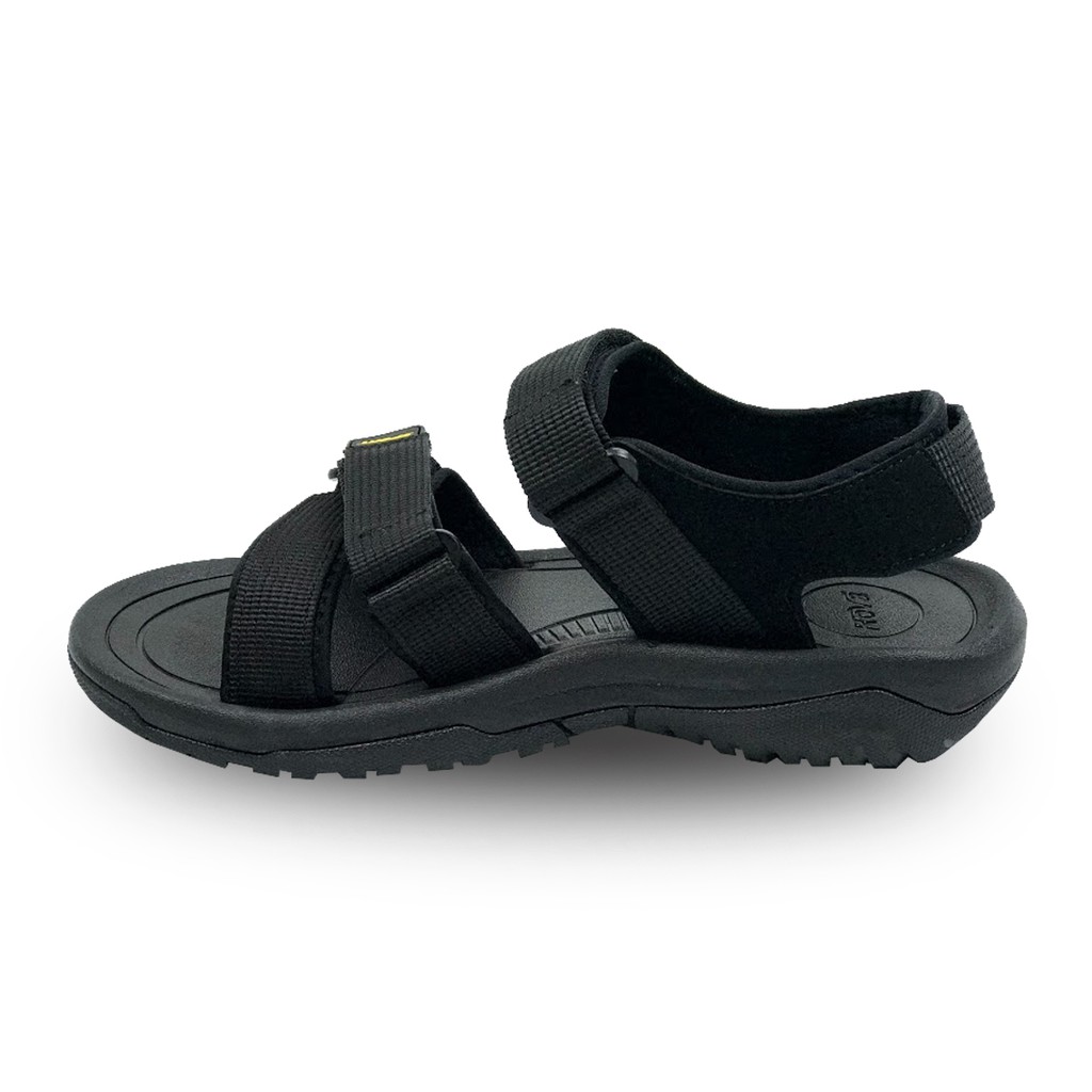 [Mua Kèm Áo Thun 0Đ] Giày Sandal Nam Quai Dù Đế Đúc Siêu Bền Hiệu Rova - RV873 Đen
