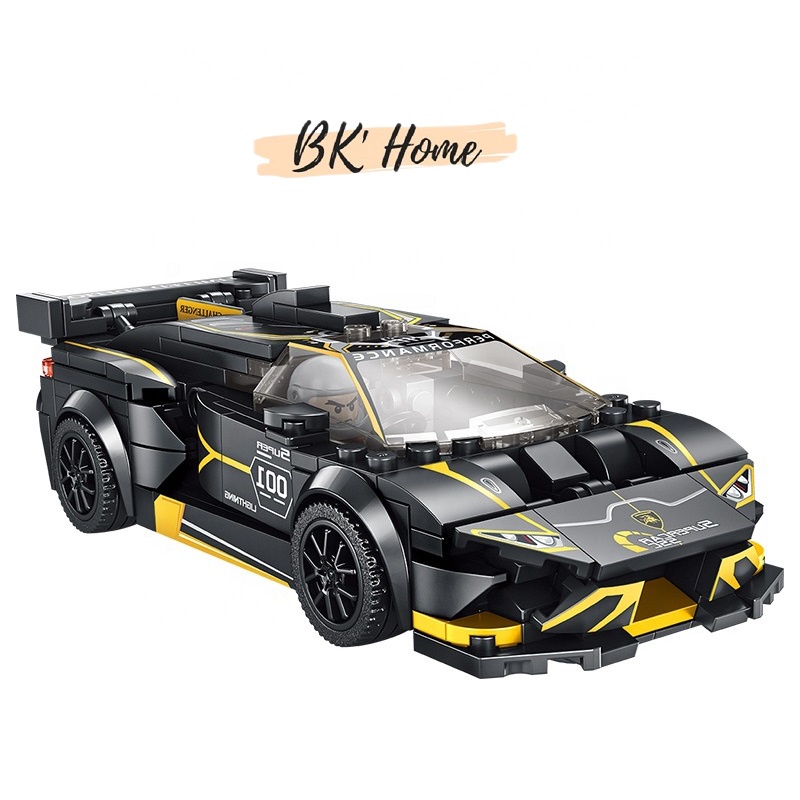 Bộ đồ chơi lắp ráp lego xe đua Racing Car Ferrari Panlos 666003
