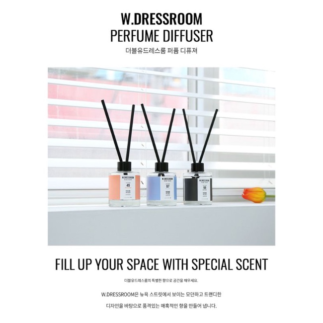 Tinh dầu khuếch tán thơm phòng W.Dressroom Perfume Diffuser 120ml/100ml