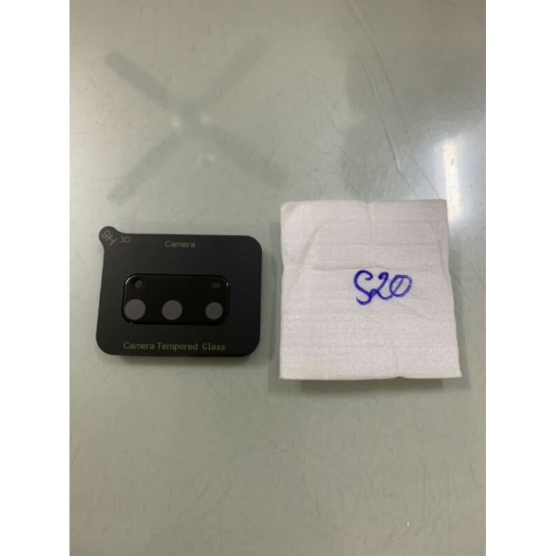Dán khung bảo vệ camera 9H cho Samsung S20/ S20 Ultra màu đen