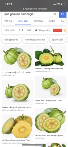 Giảm cân thạch bứa sơn trà
