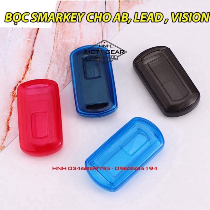 Bọc Smartkey Trong Suốt Cho Honda Air Blade , Lead , Vision