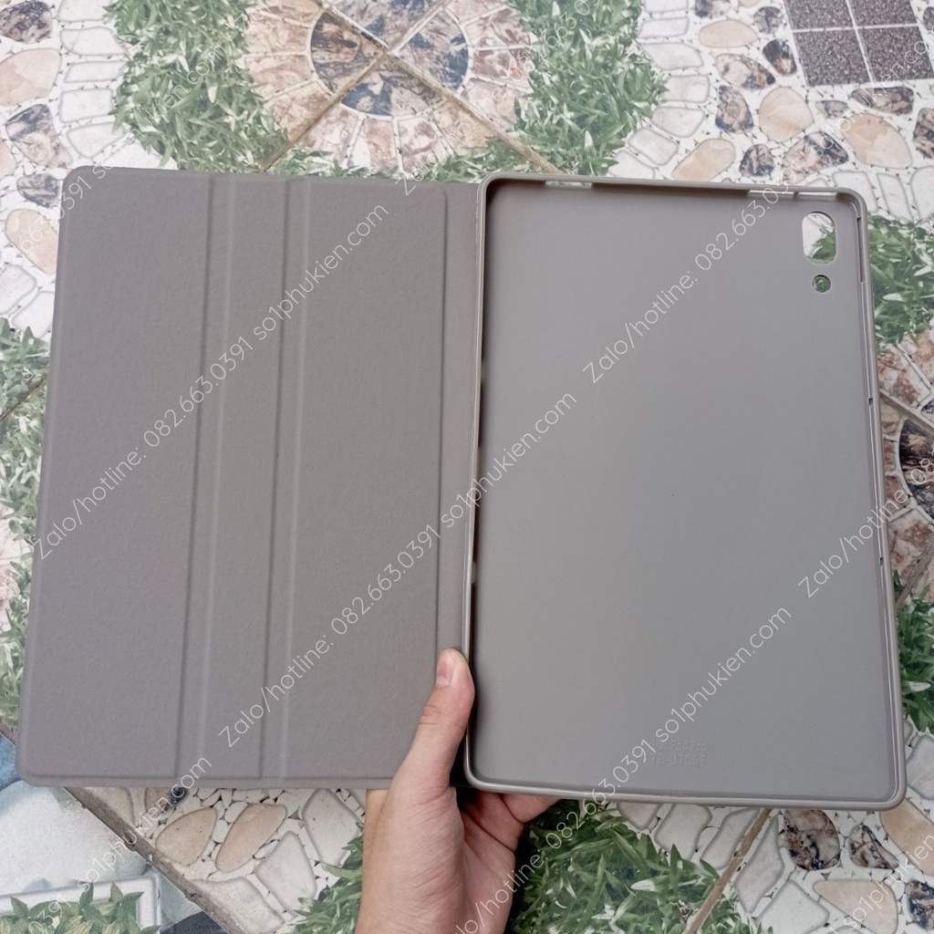 Bao da máy tính bảng Lennovo P11 Pro J706F da vải cực chất, mặt trong da mịn, chống xem phim, ốp silicon bền đẹp