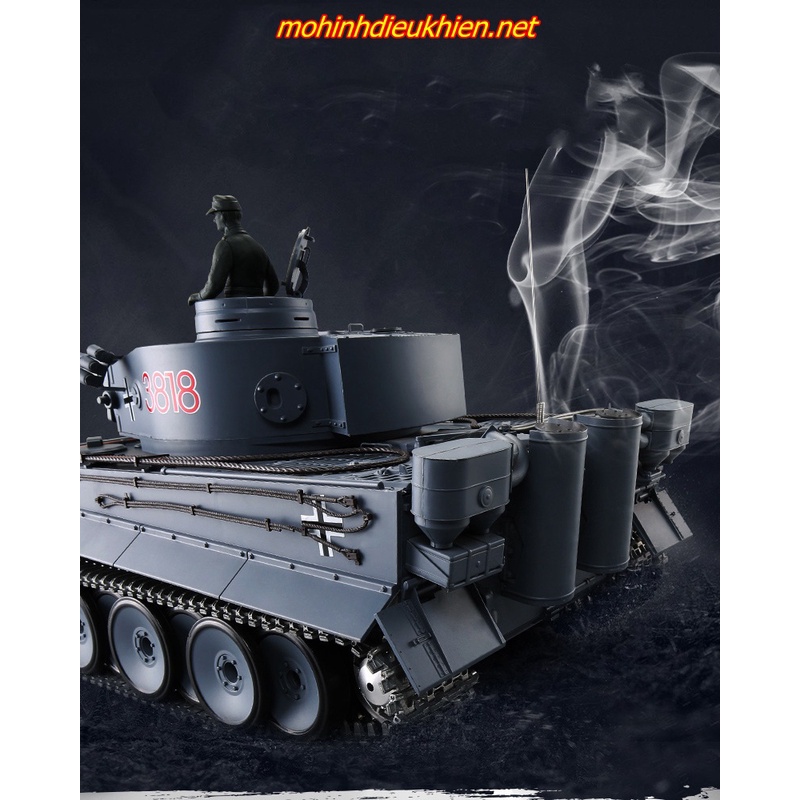 XE TĂNG  ĐIỀU KHIỂN TIGER 1 PHIÊN BẢN XÍCH NHỰA 1/16 RTR