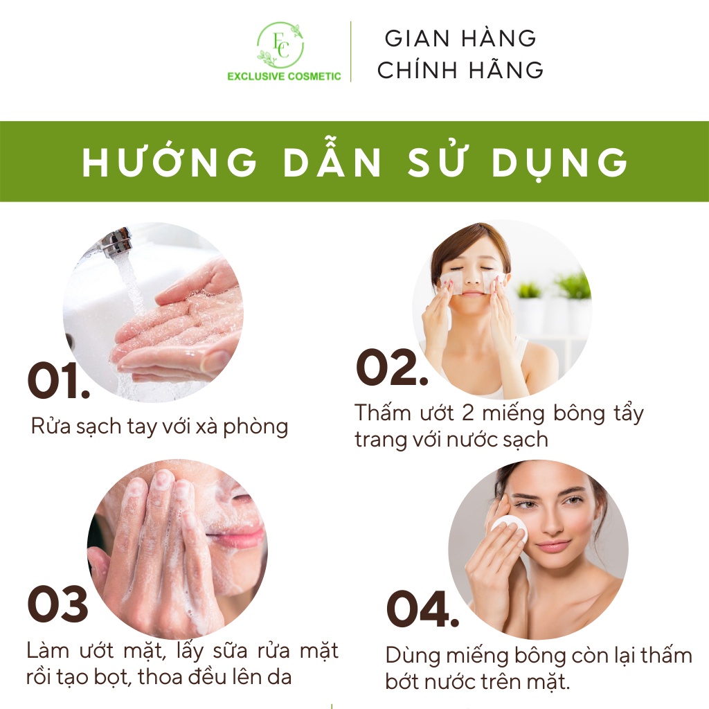 Bông Tẩy Trang Bella Cotton Premium (120 miếng)